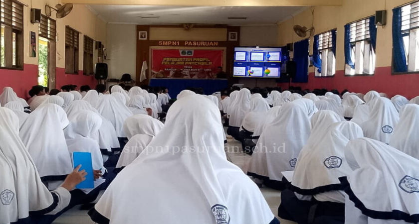 Pembukaan Projek Penguatan Profil Pelajar Pancasila di SMP Negeri 1 Pasuruan: Menyongsong Kurikulum Merdeka dengan Tema Bangunlah Jiwa dan Raganya