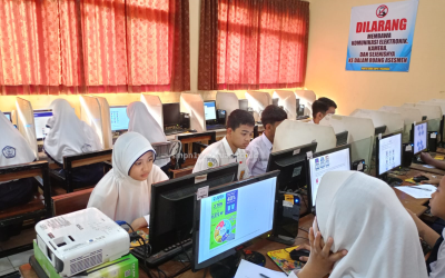 ANBK (Asesmen Nasional Berbasis Komputer) 2024 di UPT SMP Negeri 1 Pasuruan terlaksana dengan Lancar